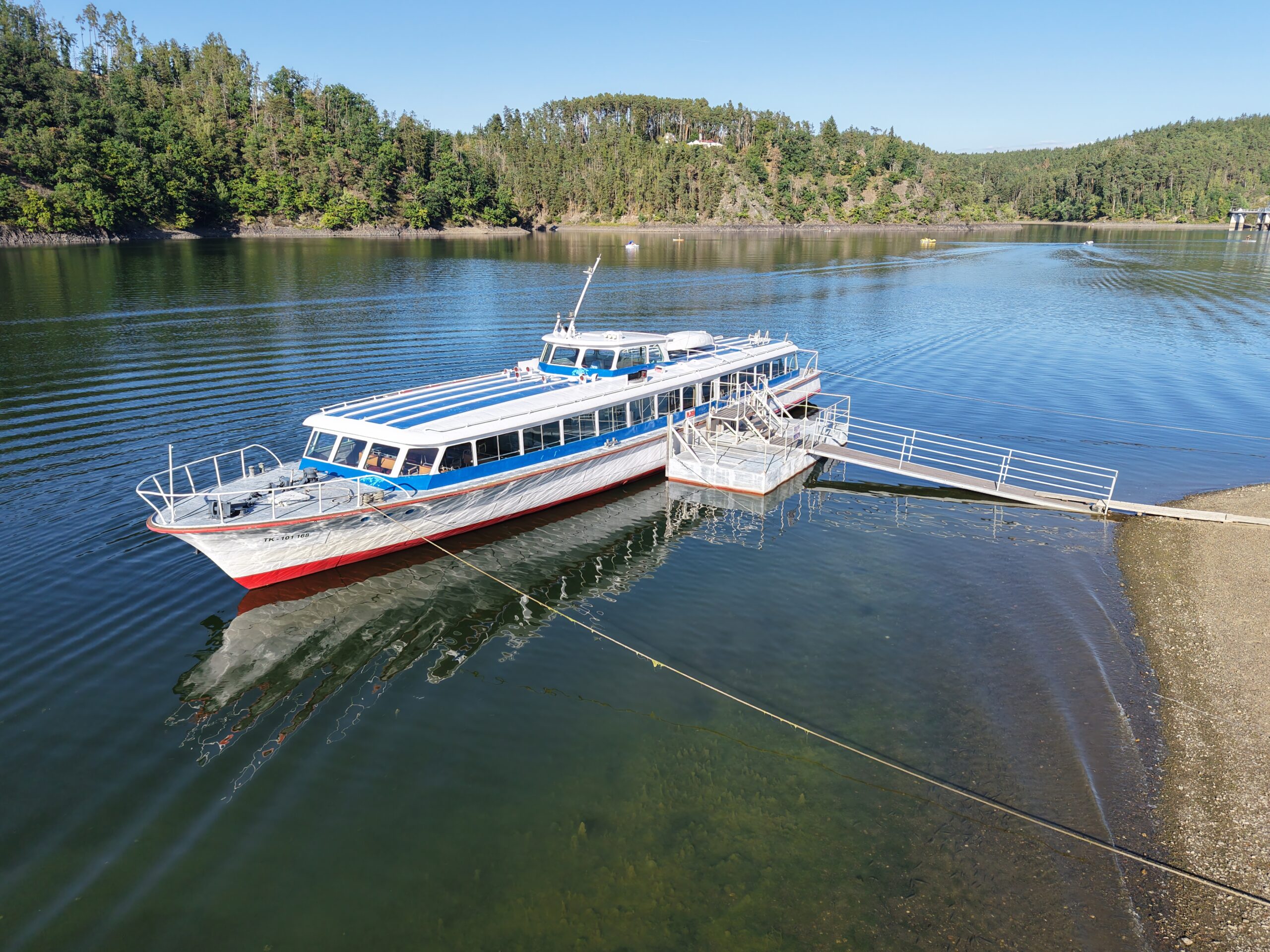 Lodní doprava Hracholusky. Foto: ©Jihočeská plavební